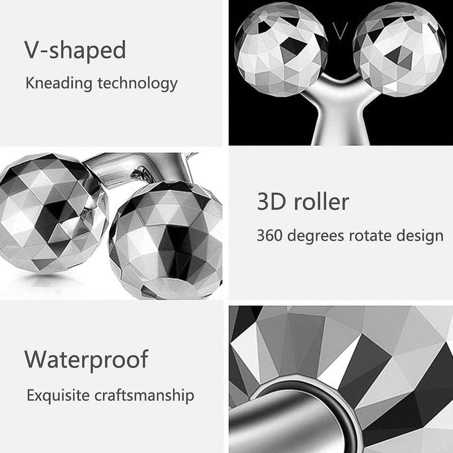 Handheld 3D Roller Face and Body Massager Handheld 3D Roller Face and Body Massager